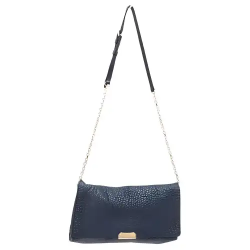 Burberry Leather Crossbody Bag, Shoulder Bag Women's Marine Blue