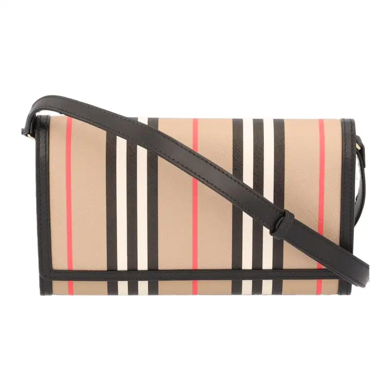 Burberry Leather Crossbody Bag, Shoulder Bag Unisex Beige