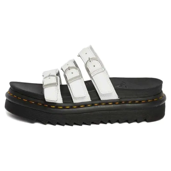 Dr.Martens Slide Slippers Women's Black White
