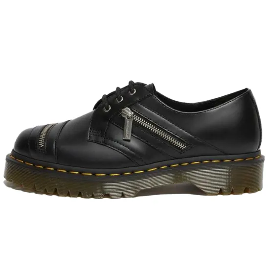 Dr. Martens 1461 Bex Zip Leather Shoes 'Black' Unisex