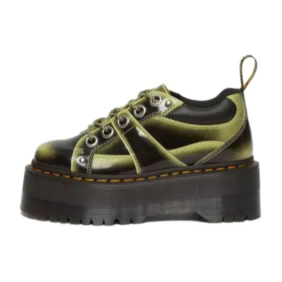 Dr.Martens Casual Shoes Women's Low-Top Black Green