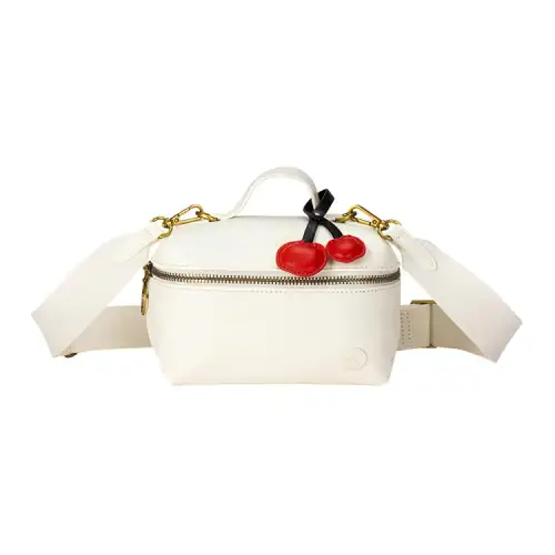 Anta Pu Handbag, Shoulder Bag, Crossbody Bag Women's Pearl White