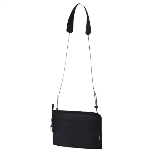 Converse Nylon Fabric Shoulder Bag, Crossbody Bag Regular Women's Black