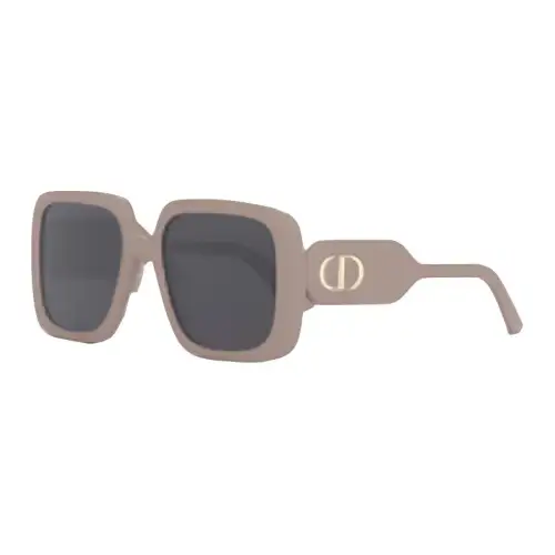 DIOR Square Sunglasses Women's Nude Pink