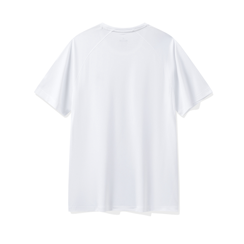 XTEP Comprehensive Training Short Sleeved Running T Shirt Men’s Pearl White