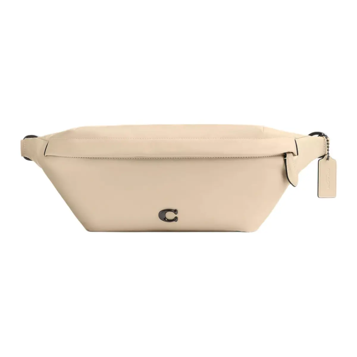 COACH Paperweight Leather Shoulder Bag, Crossbody Bag, Fanny Pack Large Men's Ivory