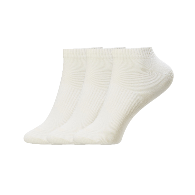 Li Ning Ankle Socks Unisex 3 Pack White