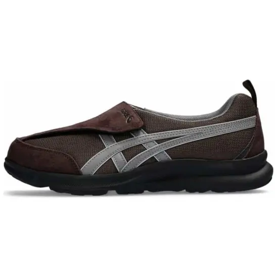 Asics Life Walker Running Shoes Men Low-Top Brown Gray
