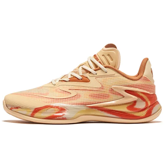Erke Qian Xun V2 Cushioning Wear Resistant Low Top Basketball Shoes Men's Tropical Storm Color Scheme Honstar Limited