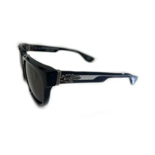 Chrome Hearts Rectangular Sunglasses Unisex Black
