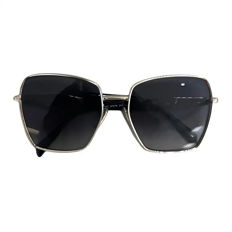 PRADA Square Sunglasses Unisex Gold