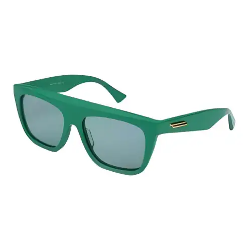 Bottega Veneta Square Sunglasses Unisex Green