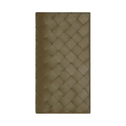 Bottega Veneta Calfskin Wallet Men's Mud