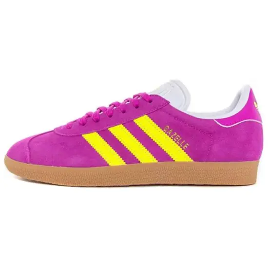 Adidas Originals Gazelle Purple Burst Solar Yellow Women's