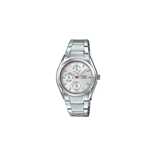 CASIO Men Standard Series 45.7mm White Watch MTP-1405D-7ADF
