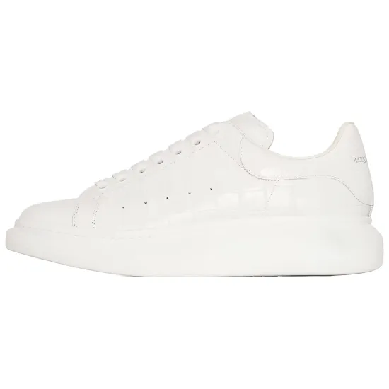 Alexander McQueen Oversized White White Croc