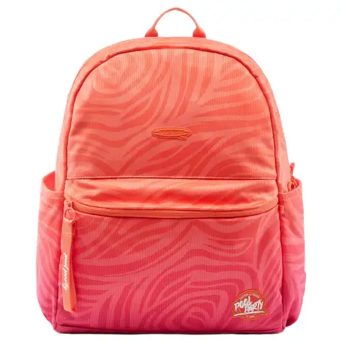 Li Ning League Of Legends Collaboration Polyester Backpack Regular Unisex Vibrant Orange & Zircon Purple Gradient