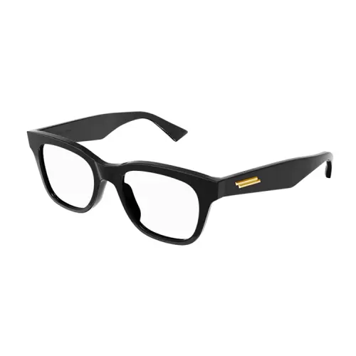 Bottega Veneta Acetate Square Eyeglass Frames Unisex Black