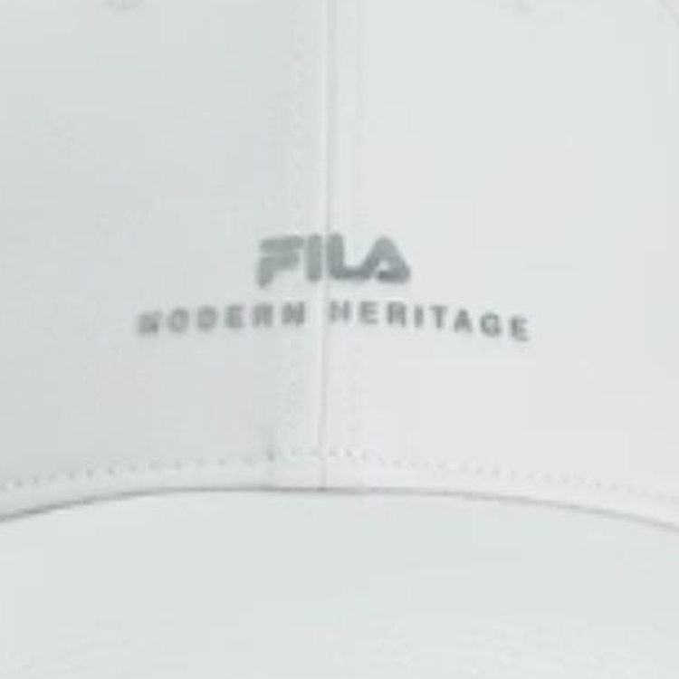 Мужская кепка Fila Logo (белая) — фото 4