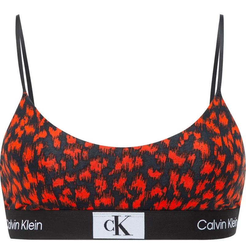CALVIN KLEIN Bra Women's Vivid Red