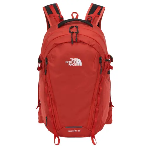 THE NORTH FACE 25L Mountaineering Bag Backpack Outdoor Bag Nylon Red Unisex