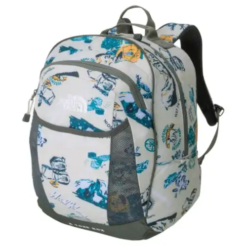 THE NORTH FACE 22L Backpack Outdoor Bag Nylon Beige & Dark Green Men's