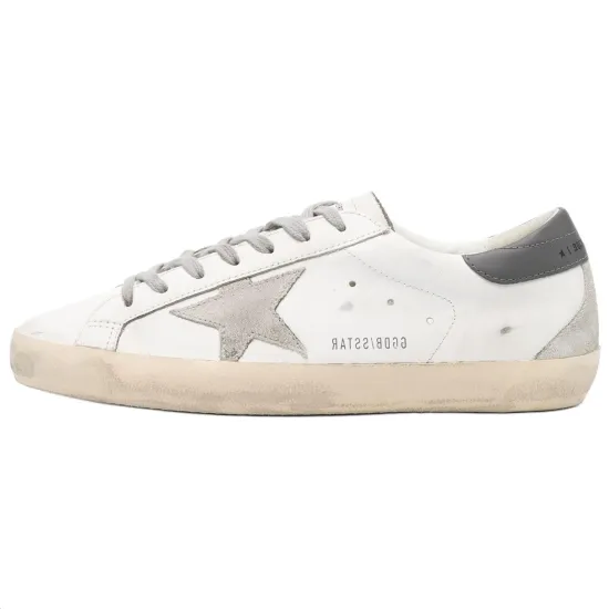 Golden Goose Super-Star Skateboard Shoes Men Low-Top White