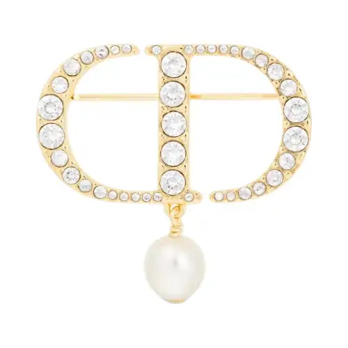 DIOR Metal Brooches Women's Gold