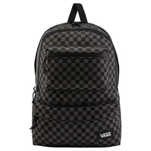 Vans Polyester Backpack Regular Women's Black Checkerboard