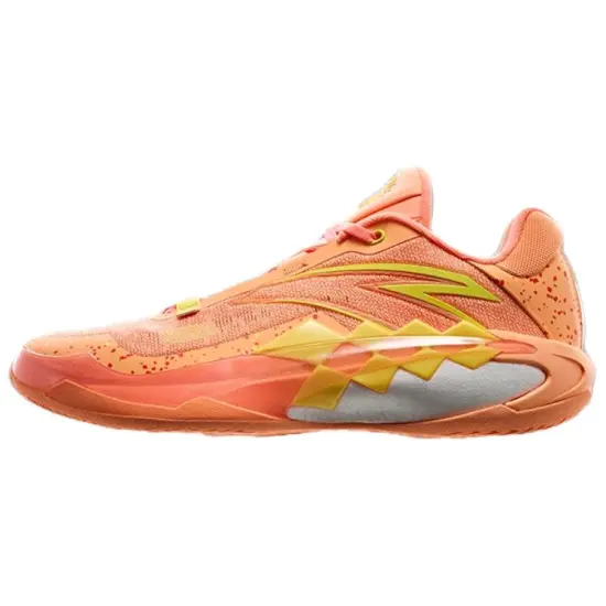 Anta Anti Slip And Wear Resistant Support Low Top Basketball Shoes Men's Orange