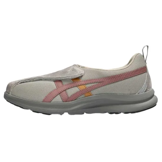 Asics Life Walker Anti Slip Wear Resistant Low Top Casual Running Shoes Women's Beige White Pink