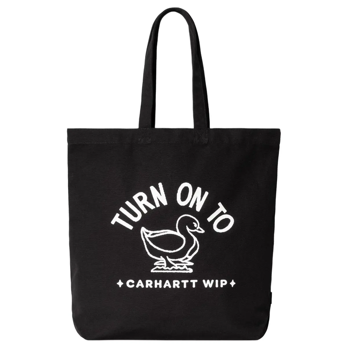 Carhartt WIP Fabric Tote Portable Shoulder Bags Regular Unisex Black