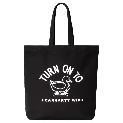 Carhartt WIP Fabric Tote Portable Shoulder Bags Regular Unisex Black