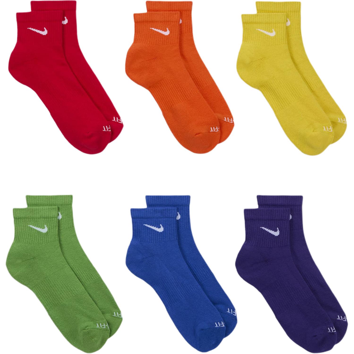 Nike Mid Calf Socks Unisex 6 Pack