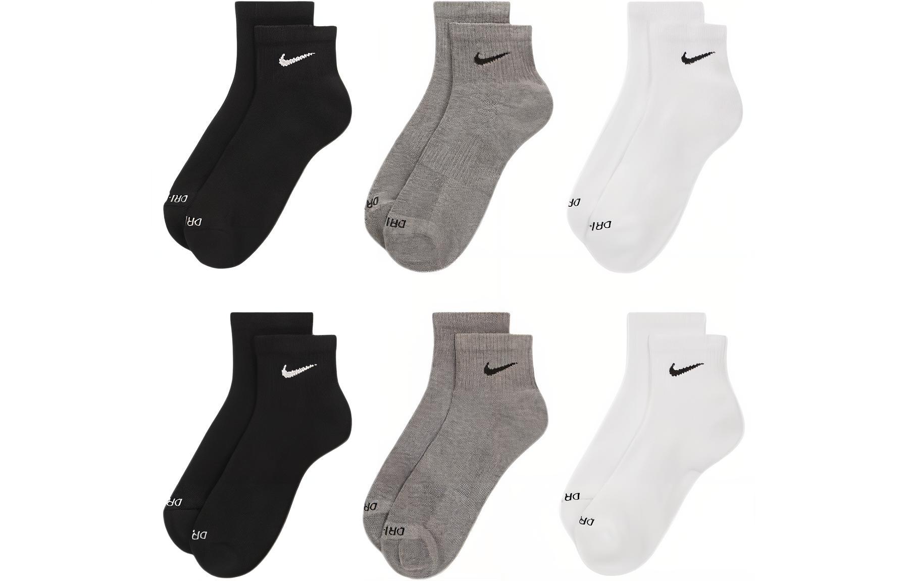 Nike Mid Calf Socks Unisex 6 Pack