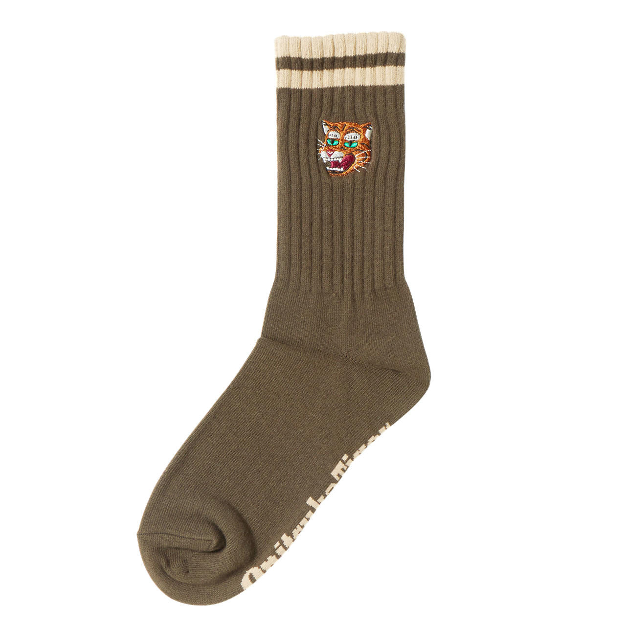Onitsuka Tiger MIDDLE SOCKS Crew Socks Unisex 1 Pack Brown