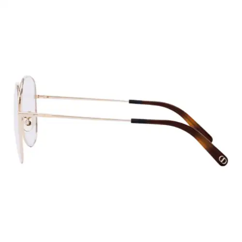 DIOR Oval Eyeglass Frames Unisex Tortoiseshell