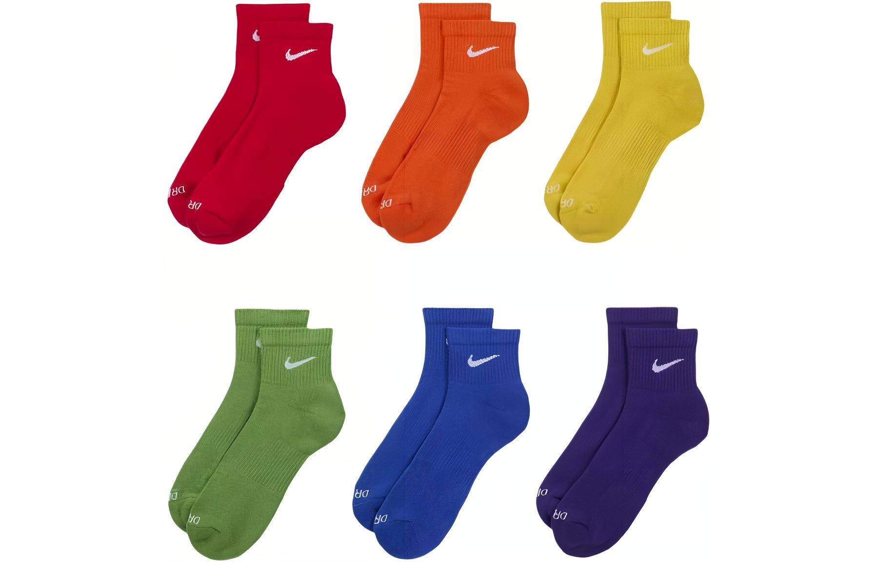 Nike Mid Calf Socks Unisex 6 Pack