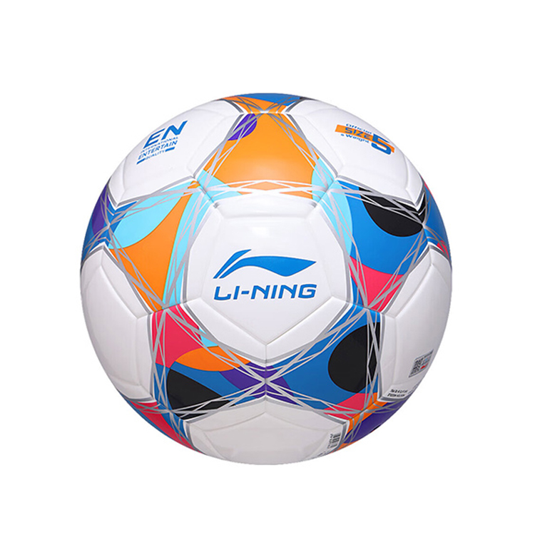 Li Ning Size 5 Soccer Ball TPU Seamless Thermal bonding Unisex Multicolor