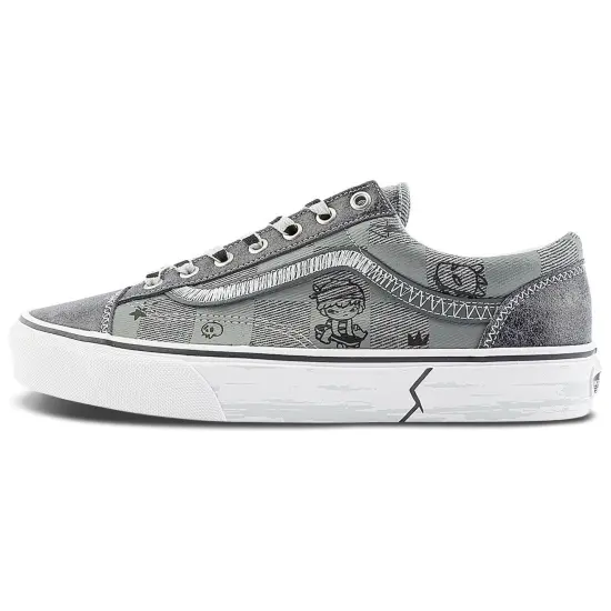 Vans Skateboarding Shoes Unisex Low-top Gray