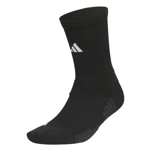 Adidas BASKETBALL CREW SELECT SOCKS Brand logo pattern embroidered outdoor leisure sports breathable basketball socks for men and women, 1 pair, black