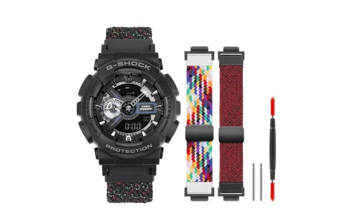 CASIO Unisex Liquid Crystal/Analog Dual Display Series 51.2mm Black Watch