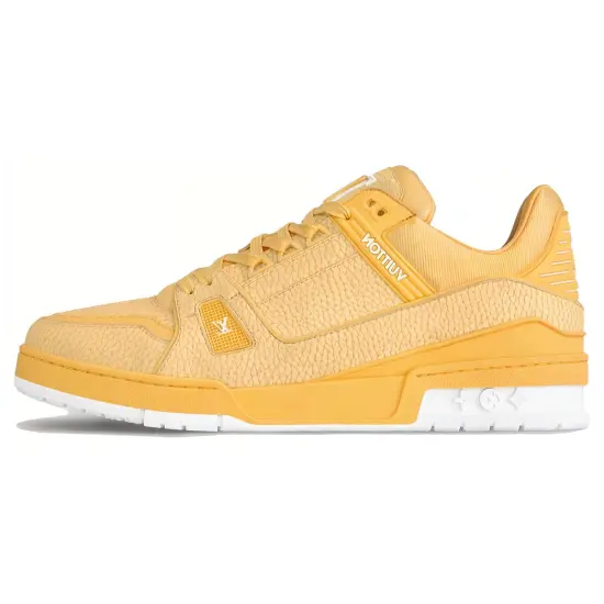 LOUIS VUITTON LV Trainer Yellow White
