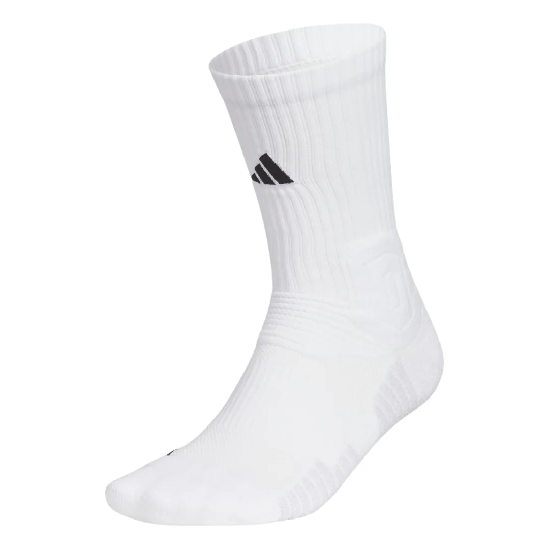 Adidas Basketball Socks Unisex 1 Pack White