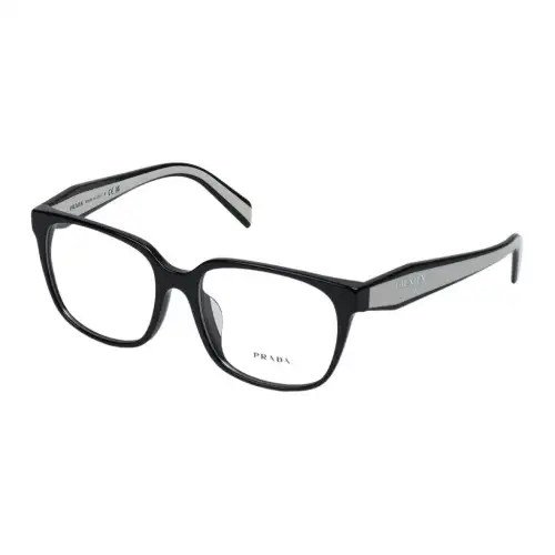 PRADA Irregular Shape Eyeglass Frames Women's Black