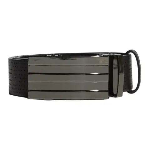Adidas Leather Belts Men's Black 3.8cm