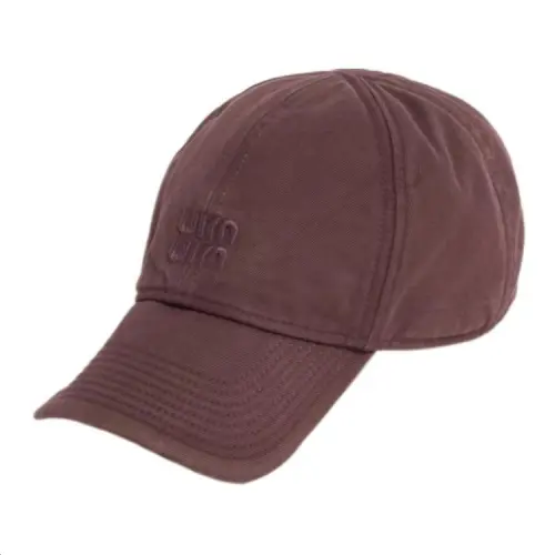 Miu Miu Logo Embroidered Baseball Cap