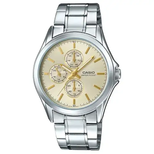 CASIO Men Standard Series Yellow Watch MTP-V302D-9A