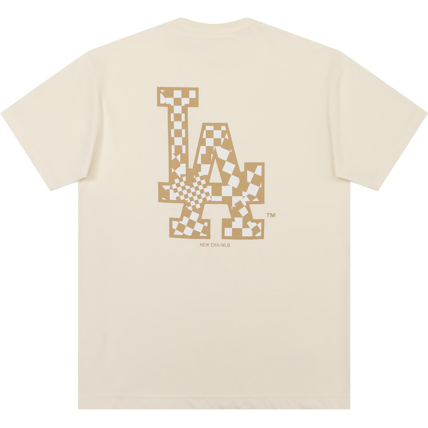 Футболка New Era Los Angeles Dodgers (слоновая кость)