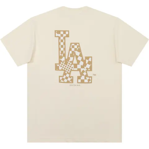 New Era T Shirt Couple, Trendy And Versatile Unisex Ivory White